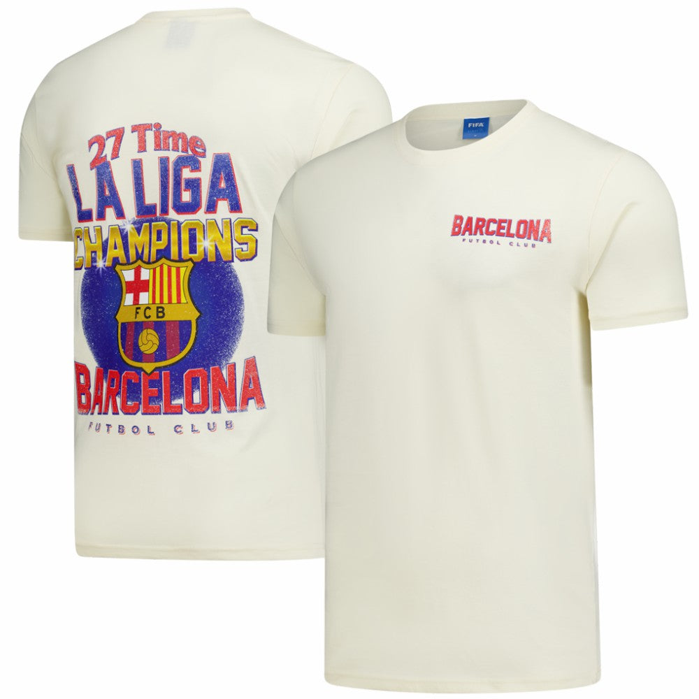 Barcelona Peace Collective Unisex Champion T-Shirt -  Cream