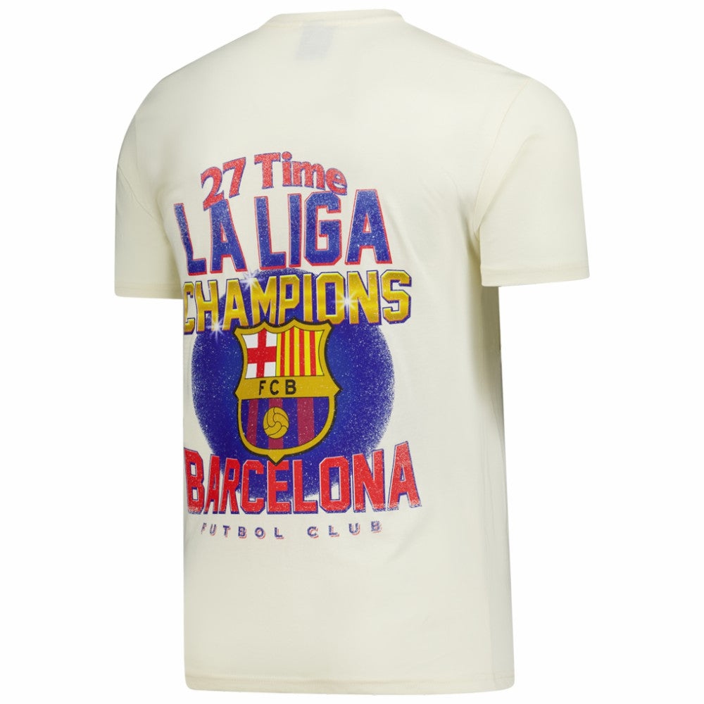 Barcelona Peace Collective Unisex Champion T-Shirt -  Cream