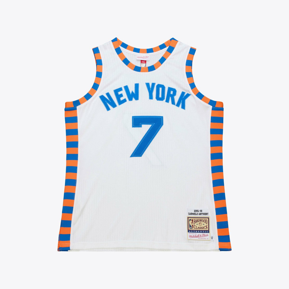 NBA Carmelo Anthony New York Knicks 2015-16 Hardwood Classics Authentic Jersey