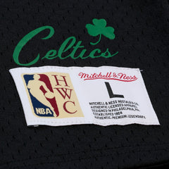 NBA Larry Bird Boston Celtics Mesh Name & Number Short Sleeve Hoodie