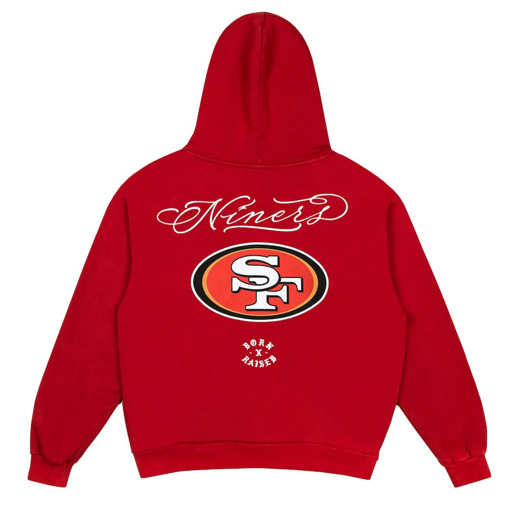 Born x Raised Unisex Fine Line Hoodie - San Francisco 49ers