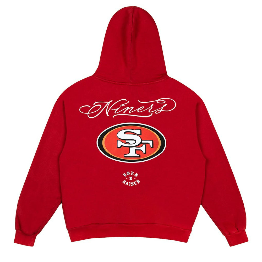 Born x Raised Unisex Fine Line Hoodie - San Francisco 49ers