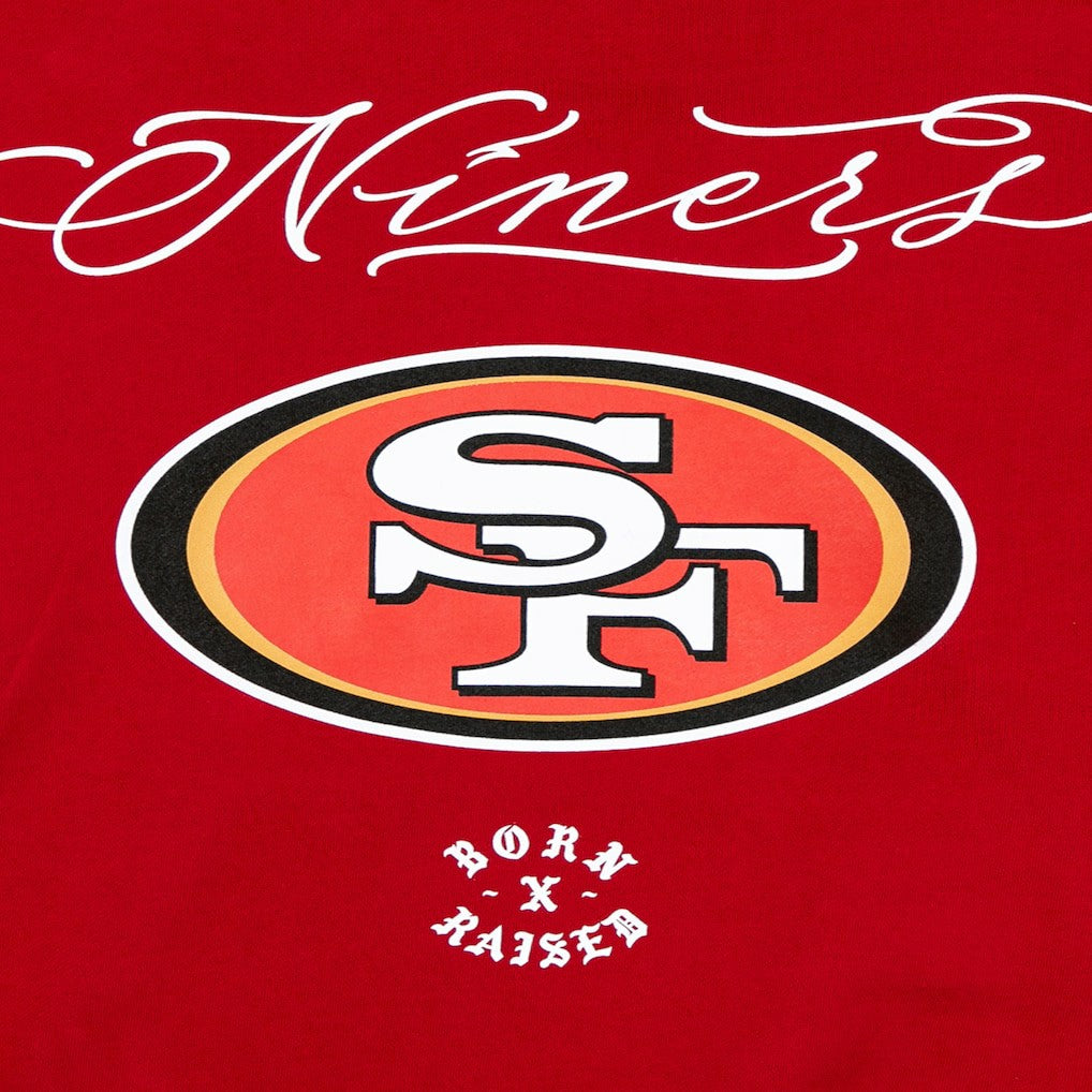 Born x Raised Unisex Fine Line Hoodie - San Francisco 49ers