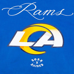 Born x Raised Unisex Fine Line Hoodie - Los Angeles Rams