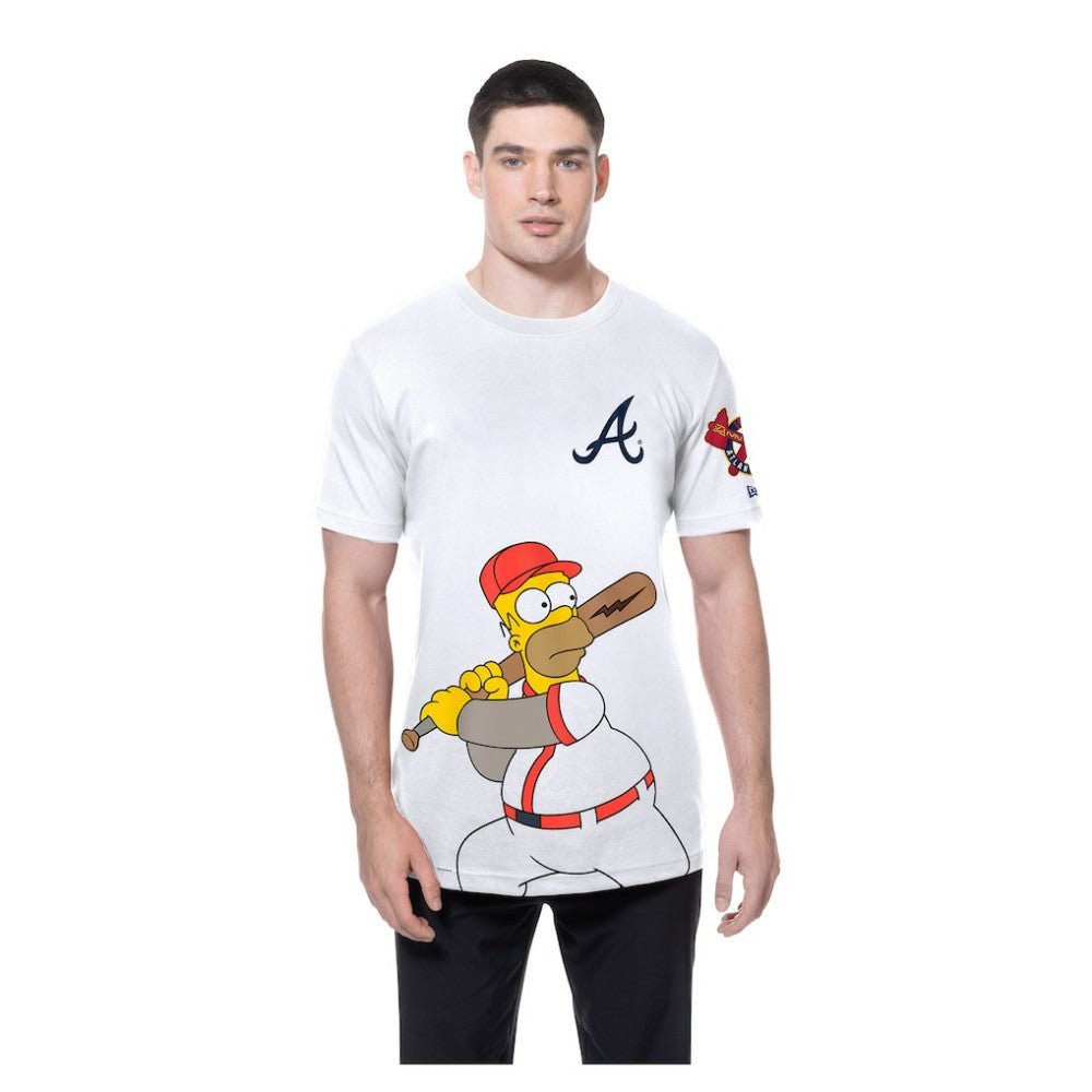 MLB Atlanta Braves New Era MLB x Simpsons Homer Wonderbat T-Shirt
