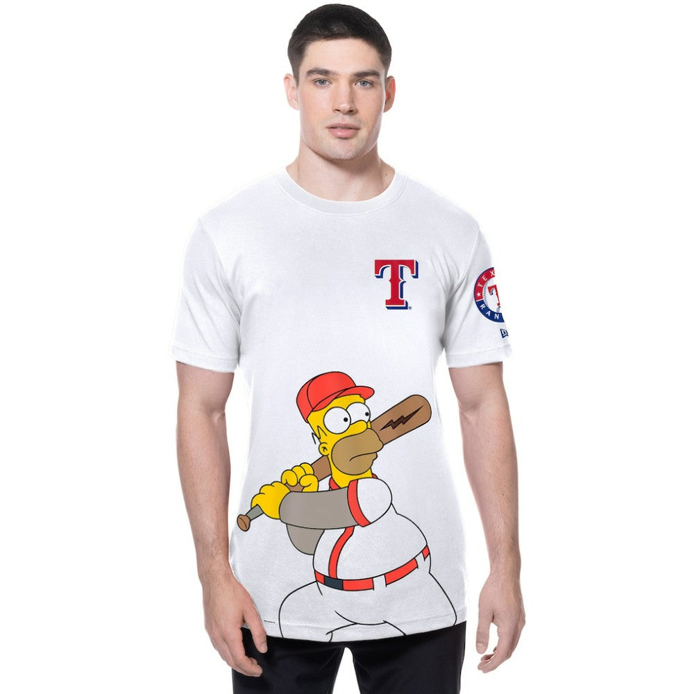 MLB Texas Rangers New Era MLB x Simpsons Homer Wonderbat T-Shirt