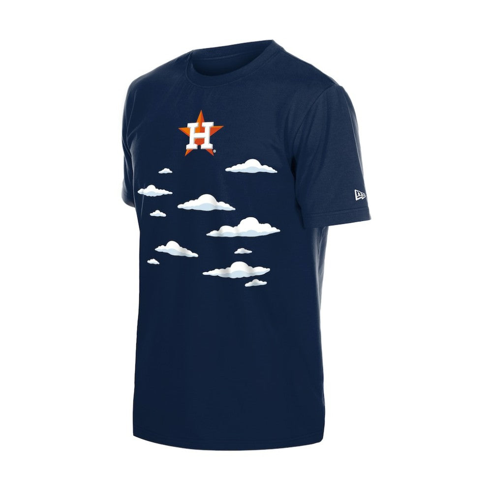 MLB Houston Astros New Era MLB x Simpsons 2026 Collab Clouds T-Shirt