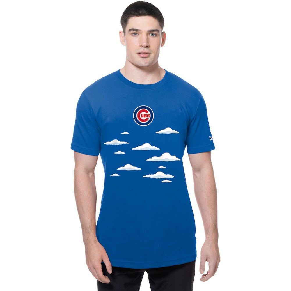 MLB Chicago Cubs New Era MLB x Simpsons 2026 Collab Clouds T-Shirt