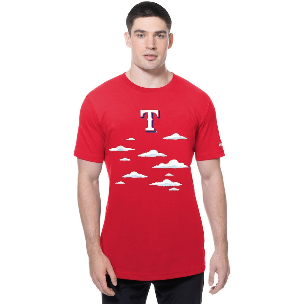 MLB Texas Rangers New Era MLB x Simpsons 2026 Collab Clouds T-Shirt