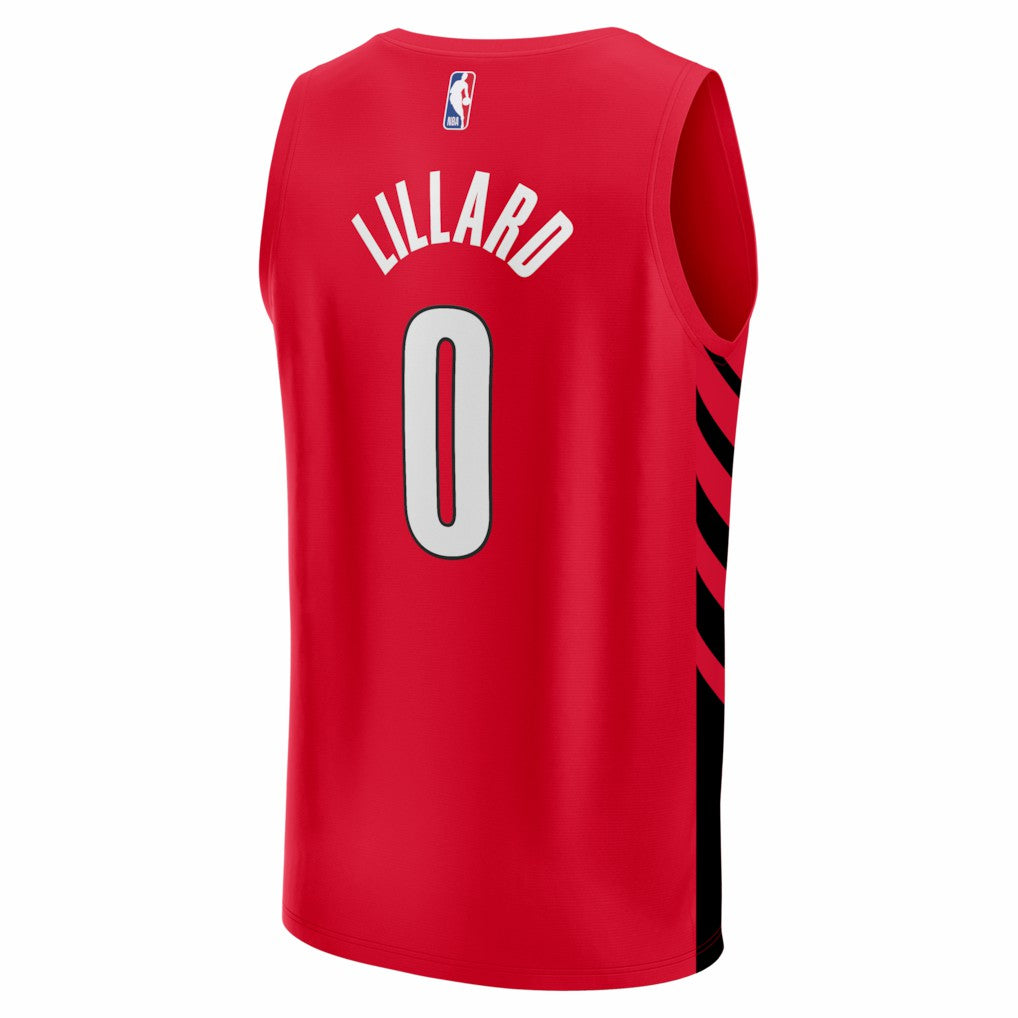 NBA Damian Lillard Portland Trail Blazers Fast Break Replica Jersey
