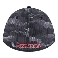 NHL Black Colorado Avalanche New Era Zero Dark 39THIRTY Flex Hat