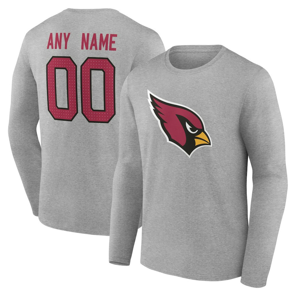 Team Authentic Personalized Name & Number Long Sleeve T-Shirt - Arizona Cardinals