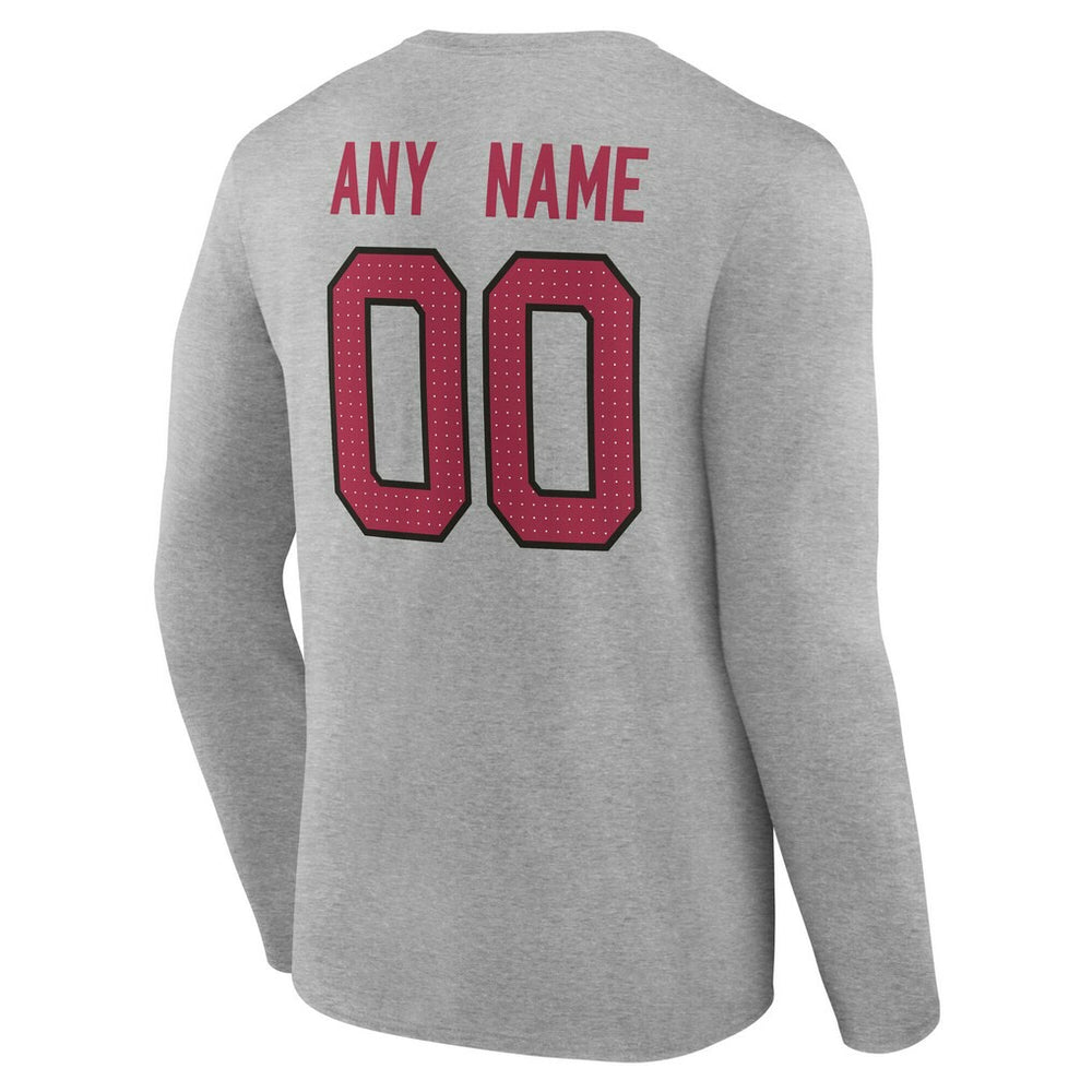 Team Authentic Personalized Name & Number Long Sleeve T-Shirt - Arizona Cardinals