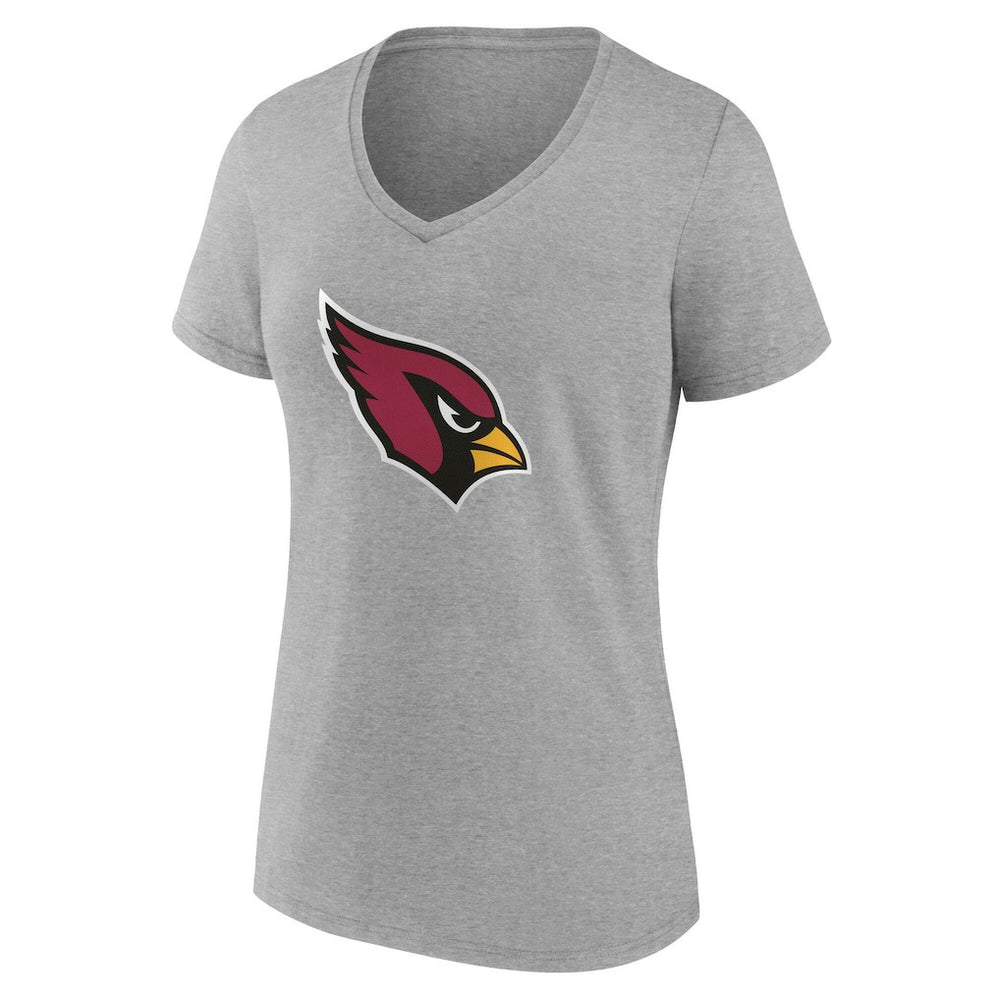 Women's Team Authentic Personalized Name & Number V-Neck T-Shirt - Arizona Cardinals