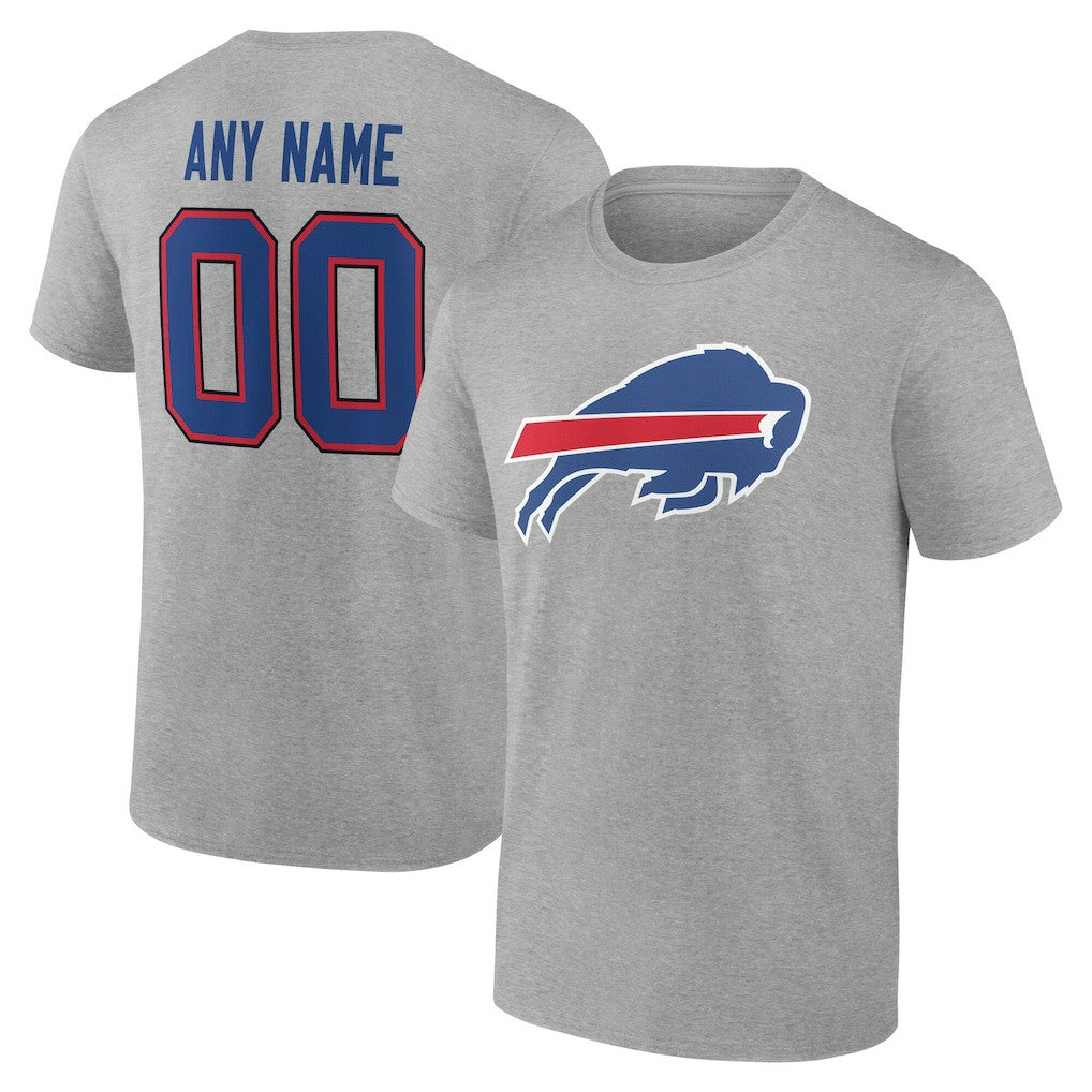Team Authentic Personalized Name & Number T-Shirt - Buffalo Bills
