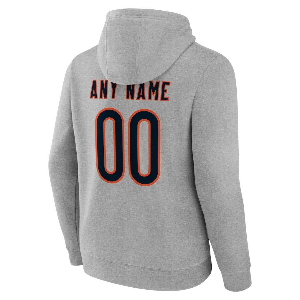 Team Authentic Personalized Name & Number Hoodie - Chicago Bears