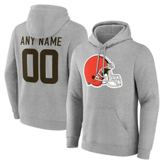 Team Authentic Personalized Name & Number Hoodie - Cleveland Browns