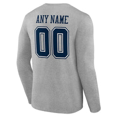 Team Authentic Personalized Name & Number Long Sleeve T-Shirt - Dallas Cowboys