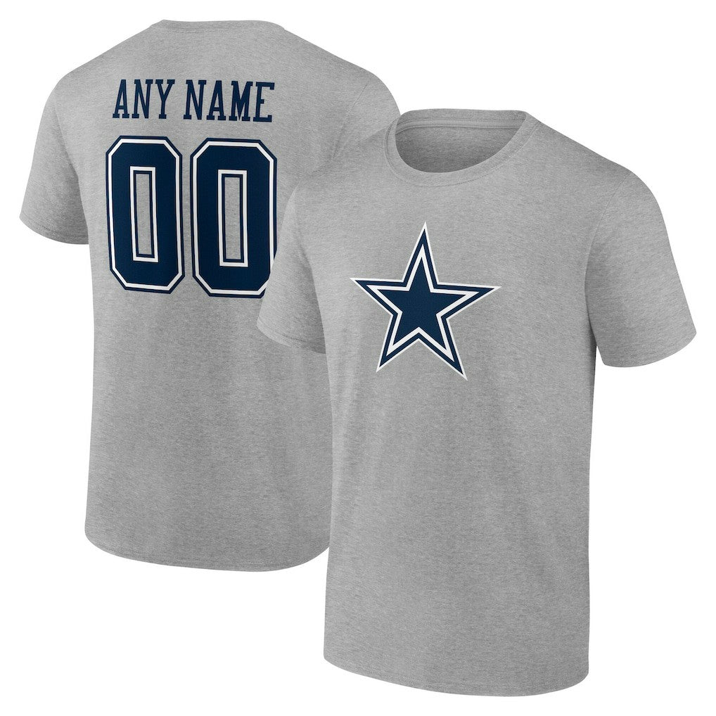 Team Authentic Personalized Name & Number T-Shirt - Dallas Cowboys