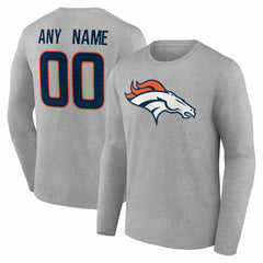 Team Authentic Personalized Name & Number Long Sleeve T-Shirt - Denver Broncos