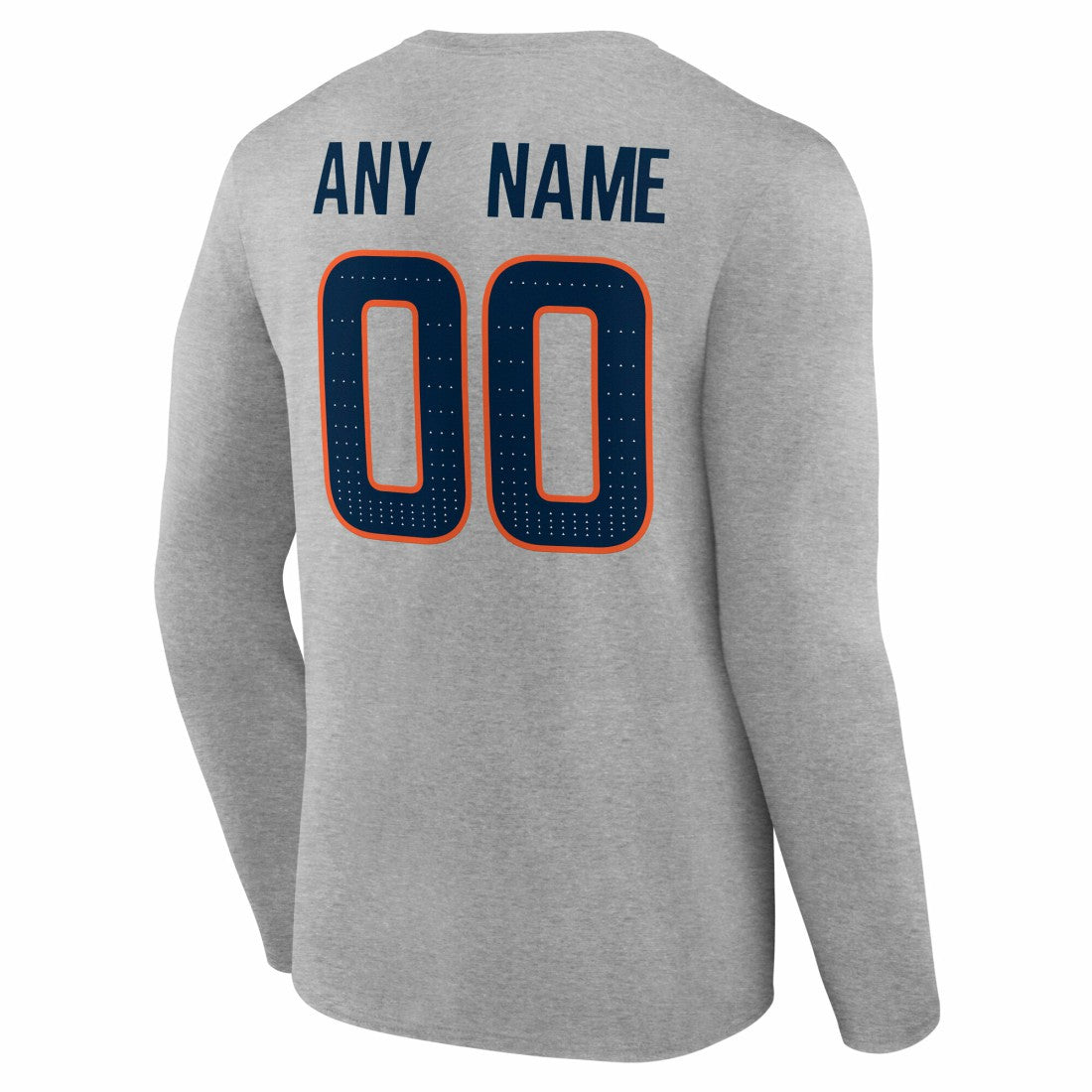 Team Authentic Personalized Name & Number Long Sleeve T-Shirt - Denver Broncos