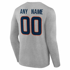 Team Authentic Personalized Name & Number Long Sleeve T-Shirt - Denver Broncos