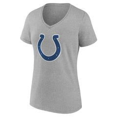 Women's Team Authentic Personalized Name & Number V-Neck T-Shirt - Indianapolis Colts