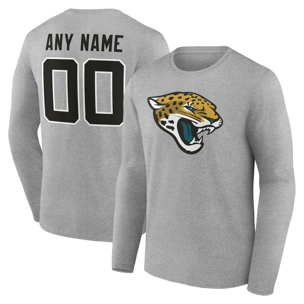Team Authentic Personalized Name & Number Long Sleeve T-Shirt - Jacksonville Jaguars