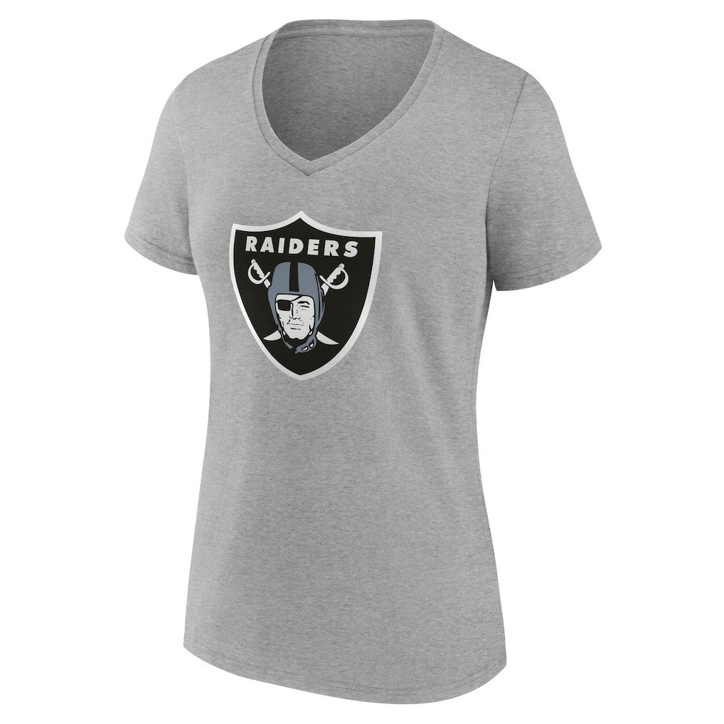 Women's Team Authentic Personalized Name & Number V-Neck T-Shirt - Las Vegas Raiders