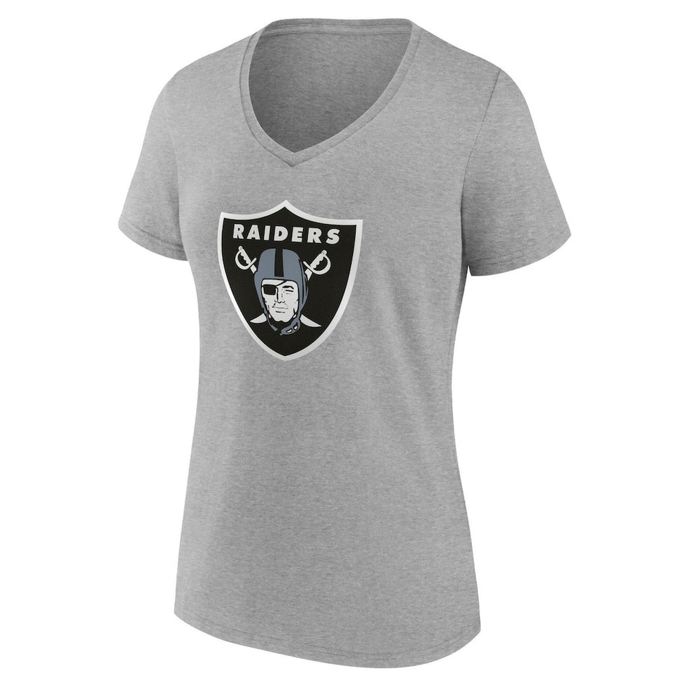 Women's Team Authentic Personalized Name & Number V-Neck T-Shirt - Las Vegas Raiders