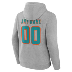 Team Authentic Personalized Name & Number Hoodie - Miami Dolphins