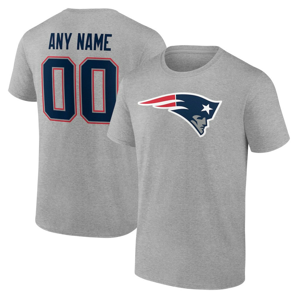 Team Authentic Personalized Name & Number T-Shirt - New England Patriots
