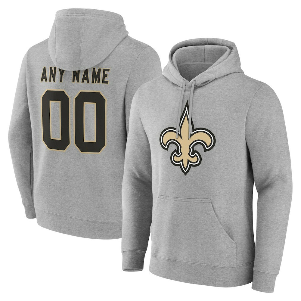 Team Authentic Personalized Name & Number Hoodie - New Orleans Saints
