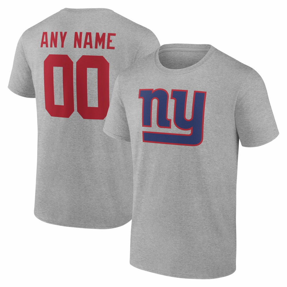 Team Authentic Personalized Name & Number T-Shirt - New York Giants