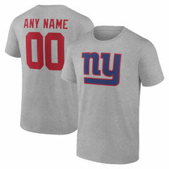 Team Authentic Personalized Name & Number T-Shirt - New York Giants
