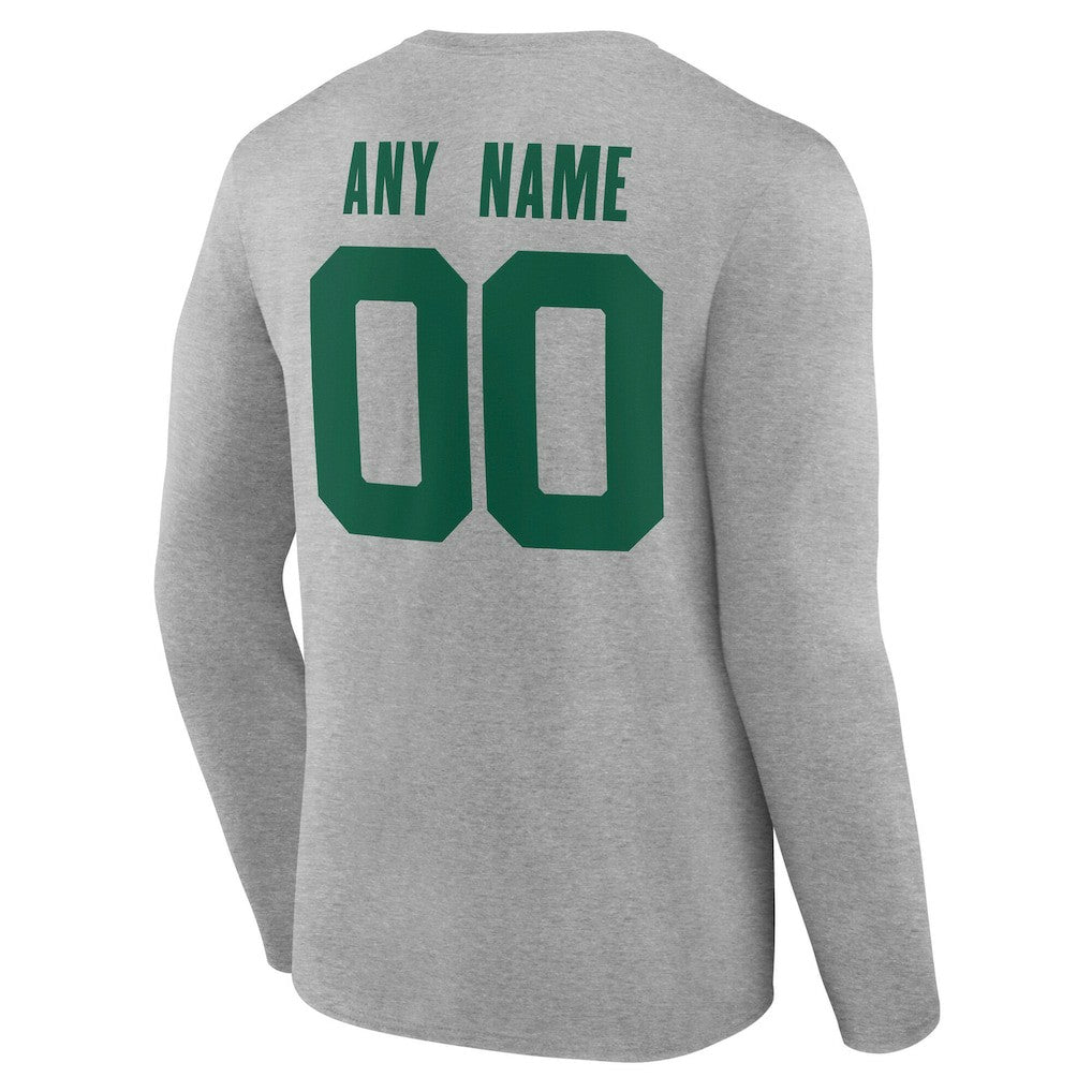Team Authentic Personalized Name & Number Long Sleeve T-Shirt - New York Jets