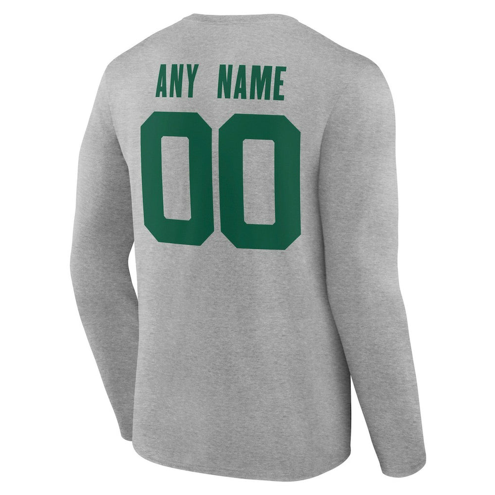 Team Authentic Personalized Name & Number Long Sleeve T-Shirt - New York Jets