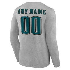 Team Authentic Personalized Name & Number Long Sleeve T-Shirt - Philadelphia Eagles