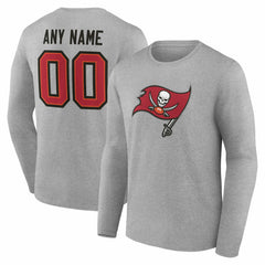 Team Authentic Personalized Name & Number Long Sleeve T-Shirt - Tampa Bay Buccaneers