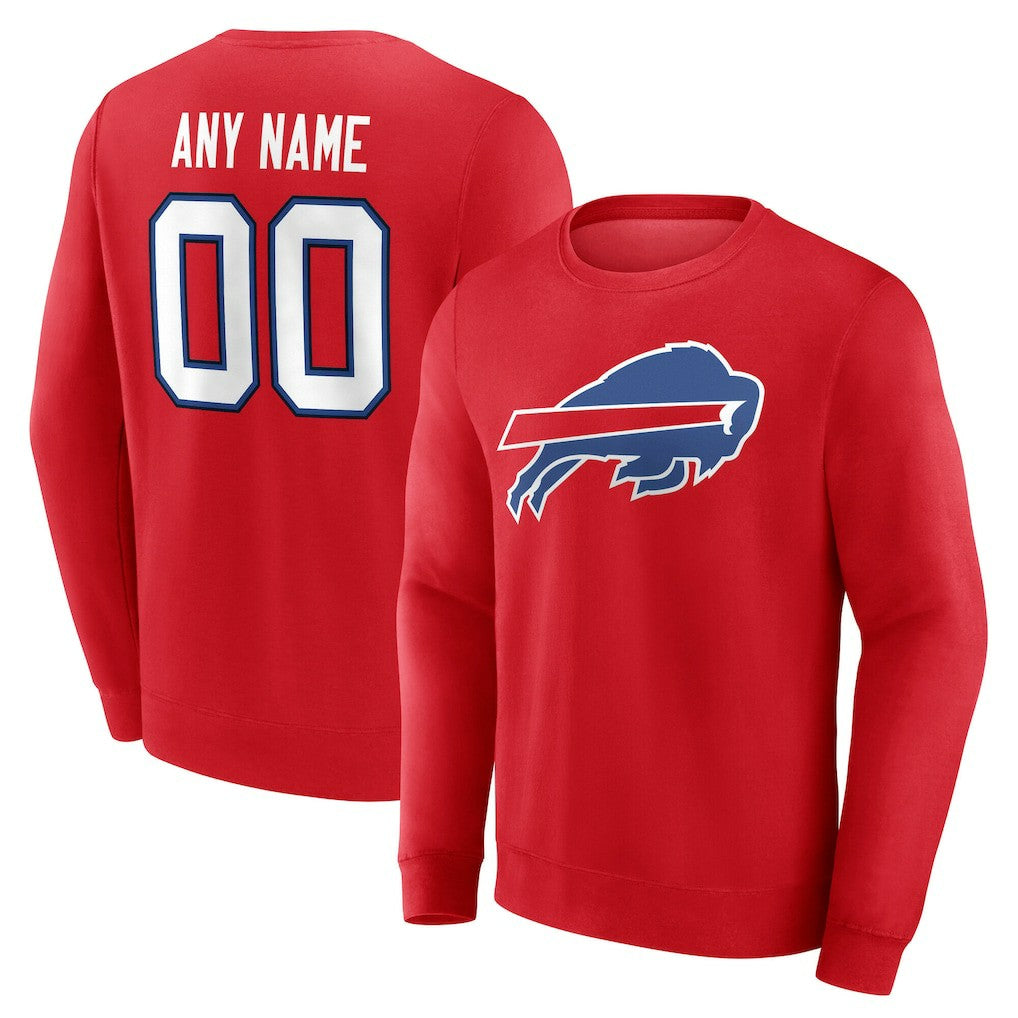 Team Authentic Personalized Name & Number Sweatshirt - Buffalo Bills