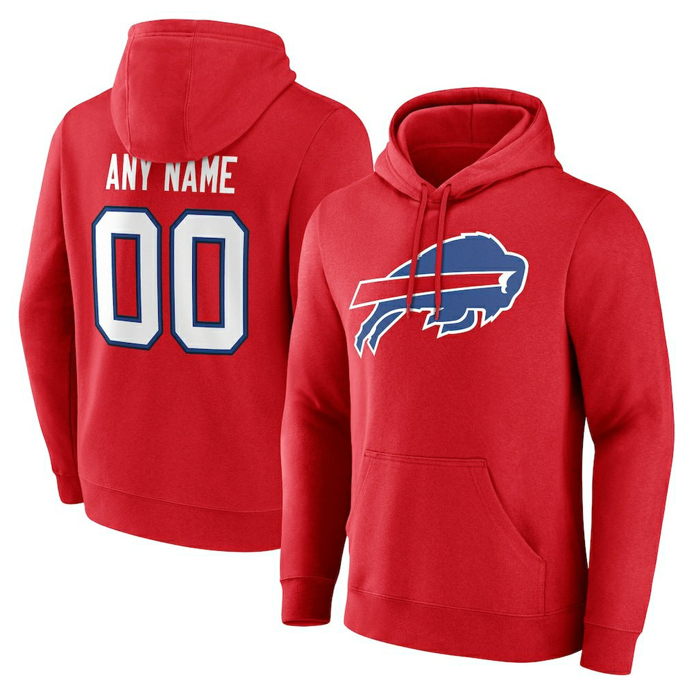 Team Authentic Personalized Name & Number Hoodie - Buffalo Bills