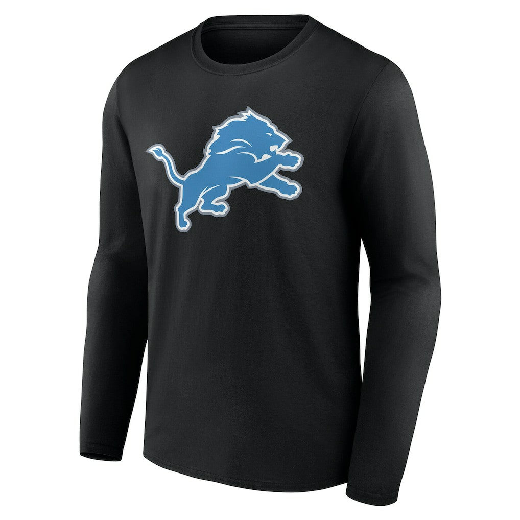Team Authentic Personalized Name & Number Long Sleeve T-Shirt - Detroit Lions