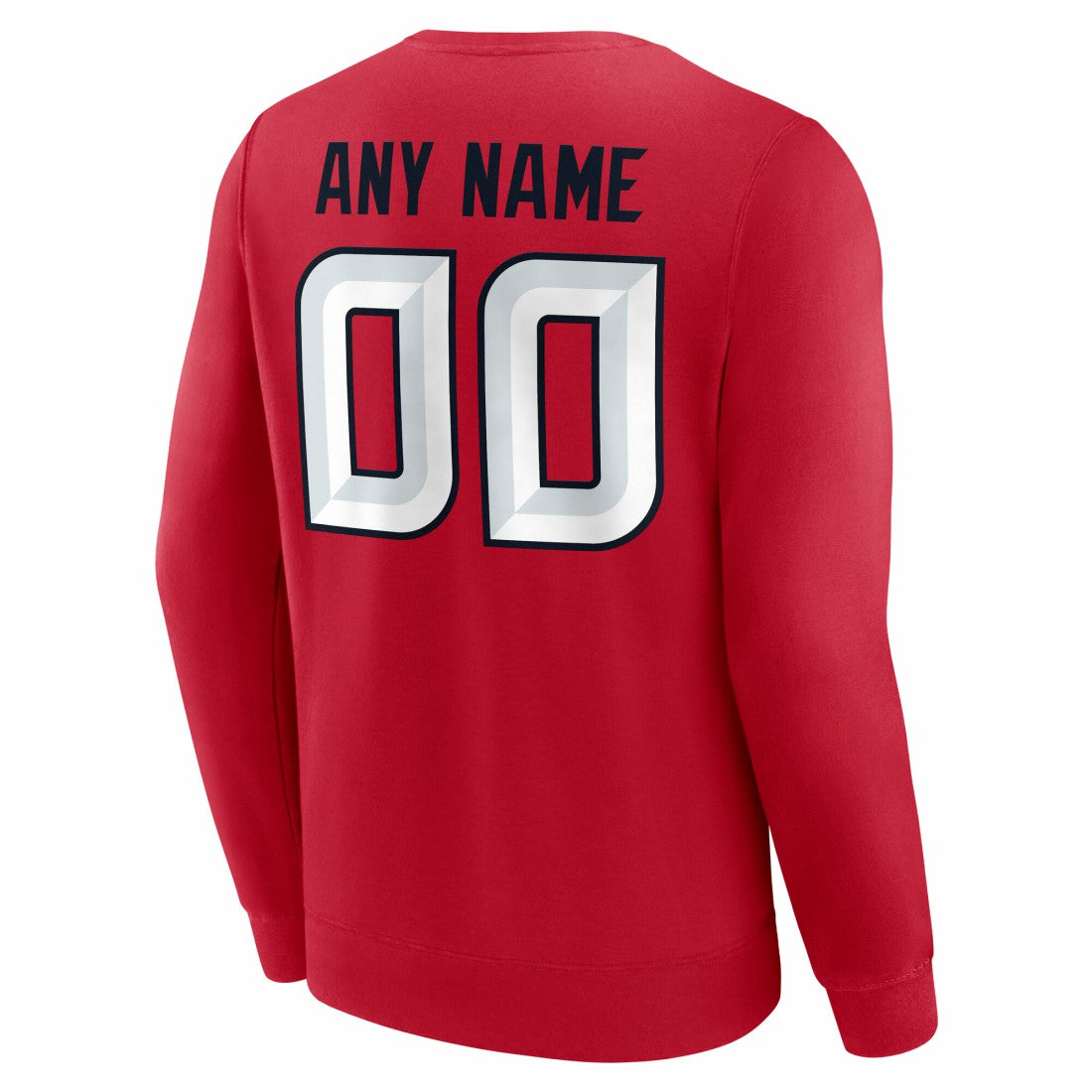 Team Authentic Personalized Name & Number Sweatshirt - Houston Texans