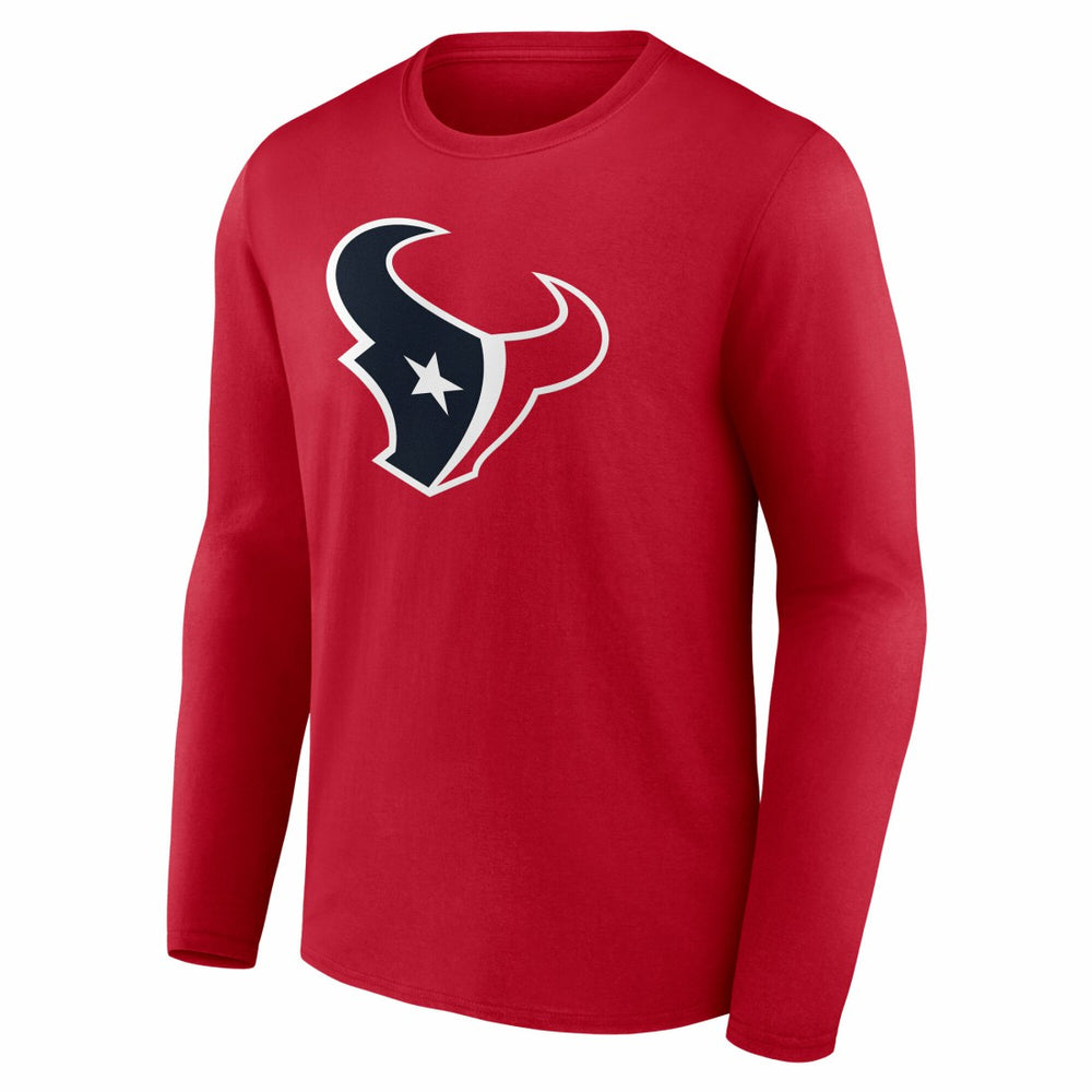 Team Authentic Personalized Name & Number Long Sleeve T-Shirt - Houston Texans