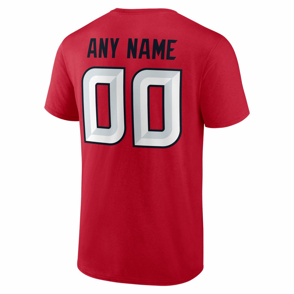 Team Authentic Personalized Name & Number T-Shirt - Houston Texans