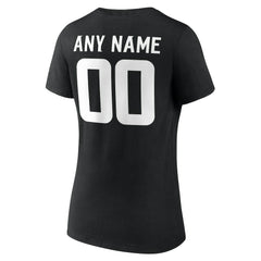 Women's Team Authentic Personalized Name & Number V-Neck T-Shirt - Minnesota Vikings