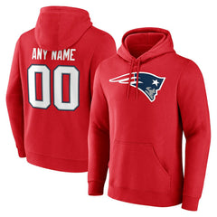 Team Authentic Personalized Name & Number Hoodie - New England Patriots
