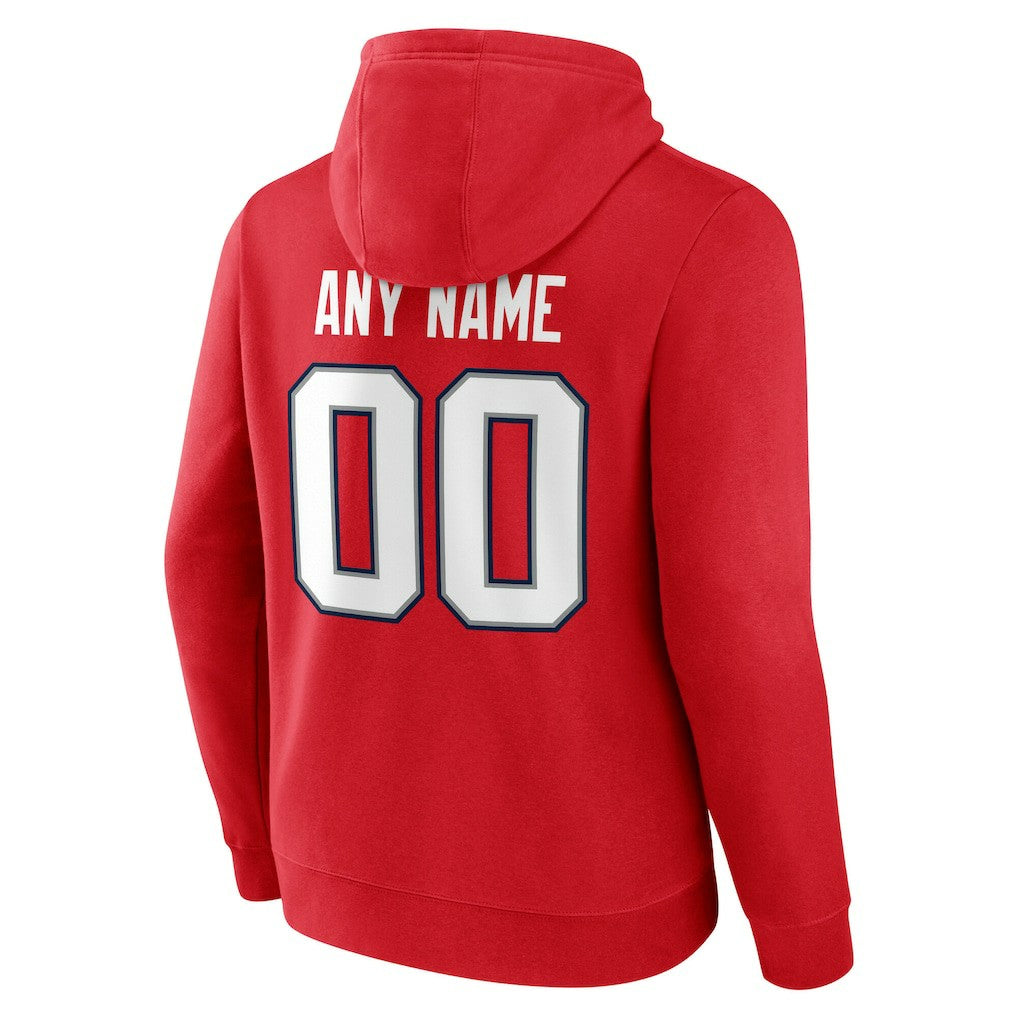 Team Authentic Personalized Name & Number Hoodie - New England Patriots