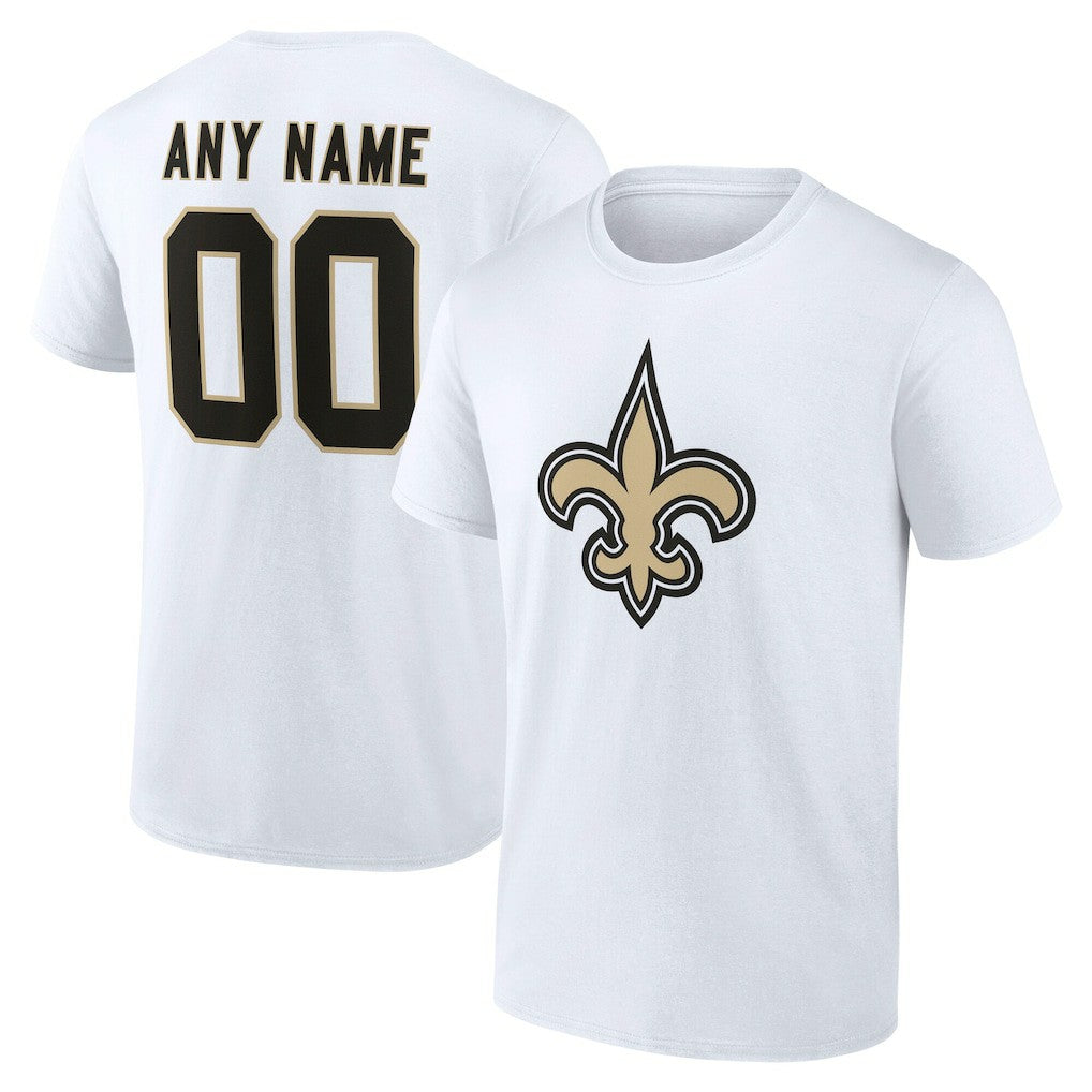 Team Authentic Personalized Name & Number T-Shirt - New Orleans Saints