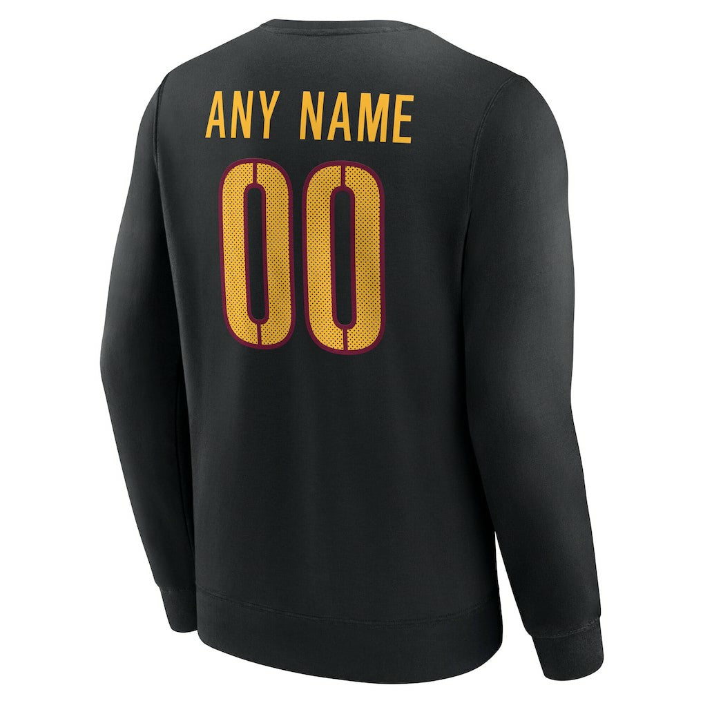 Team Authentic Personalized Name & Number Sweatshirt - Washington Commanders